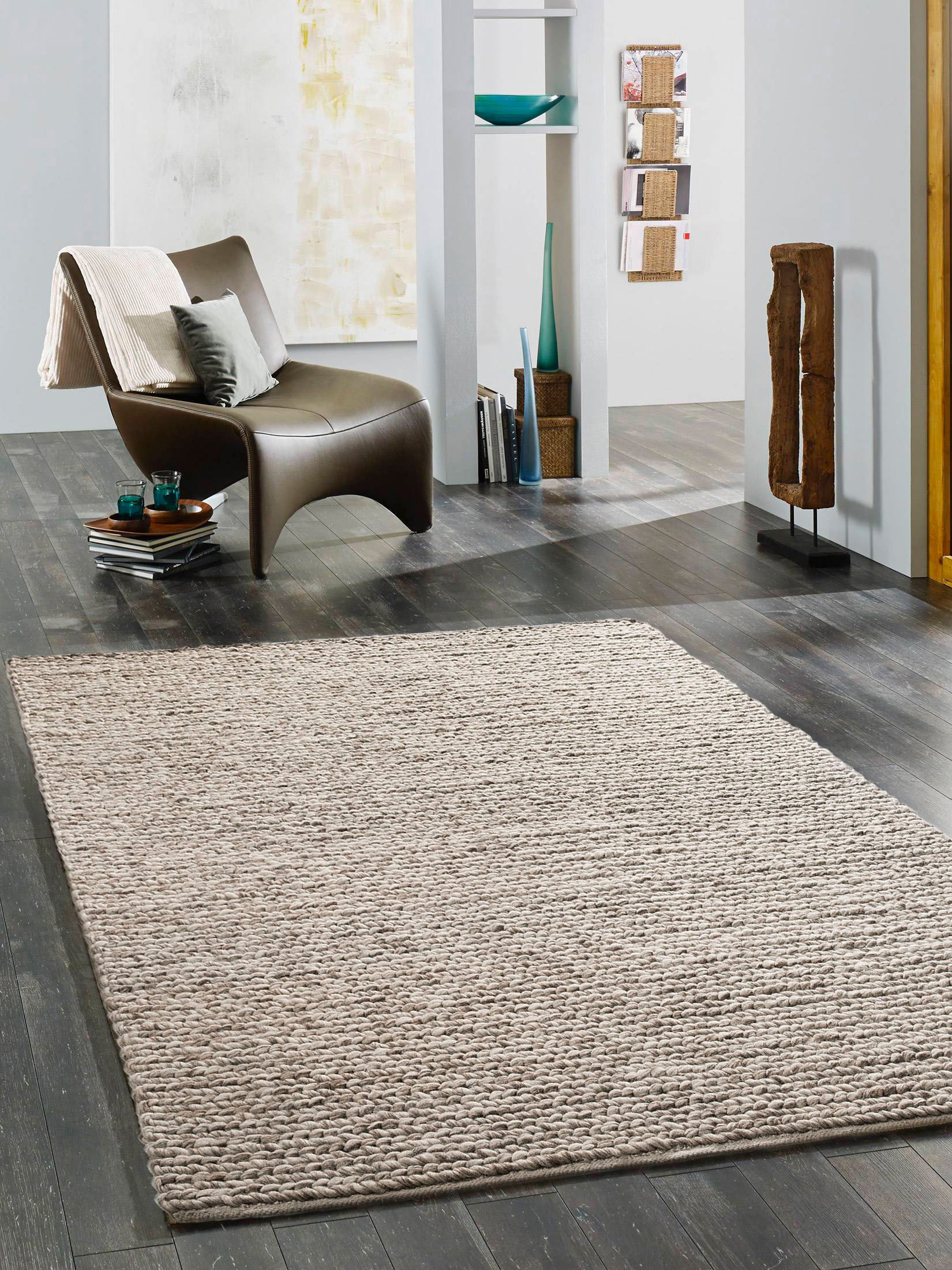 Wool Empire Woll-Teppich, Grey