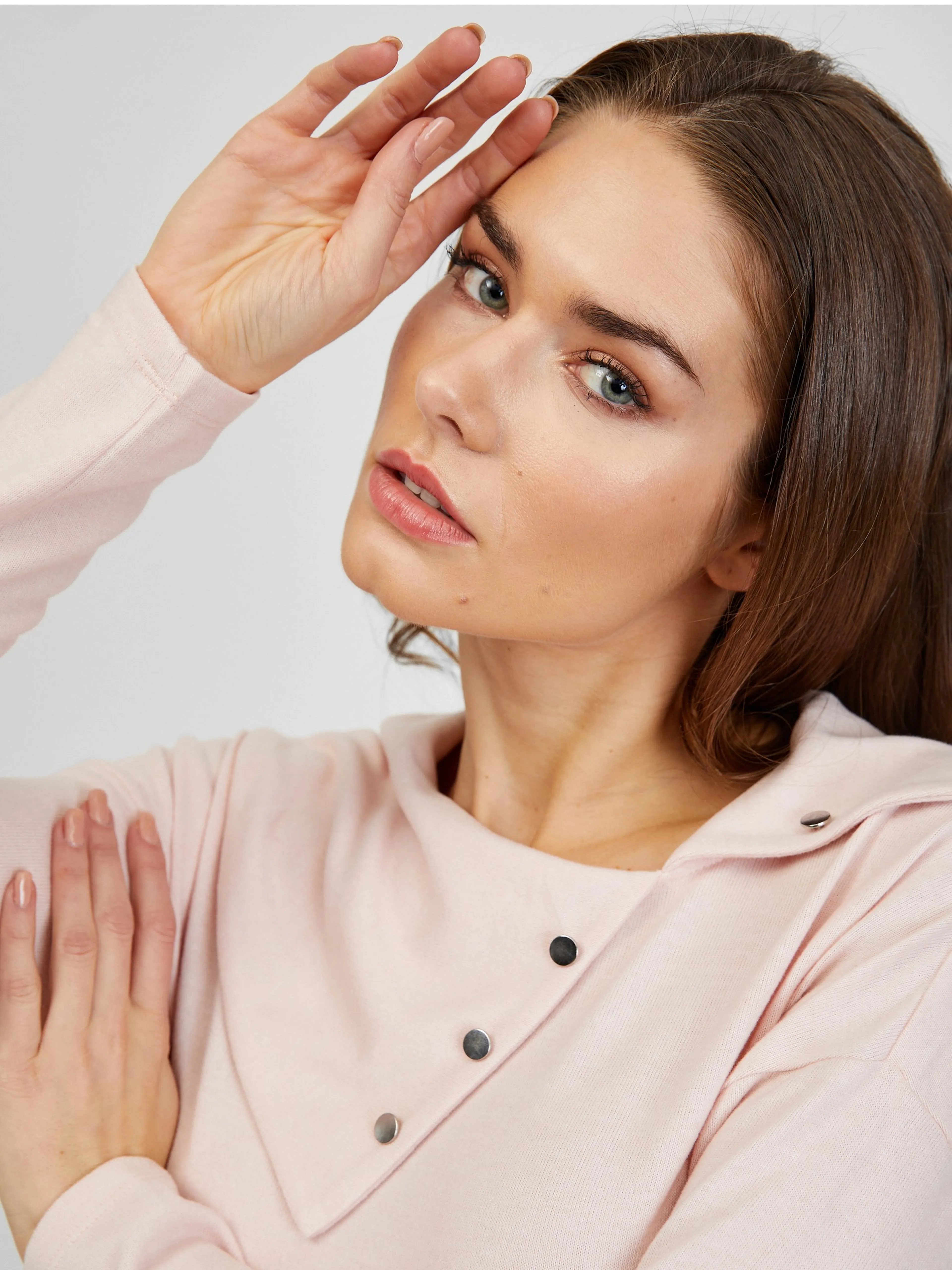 'TS PILOUCO TSHIRT PILOU WITH HIGH NECK OPEN WITH BUTTONS'