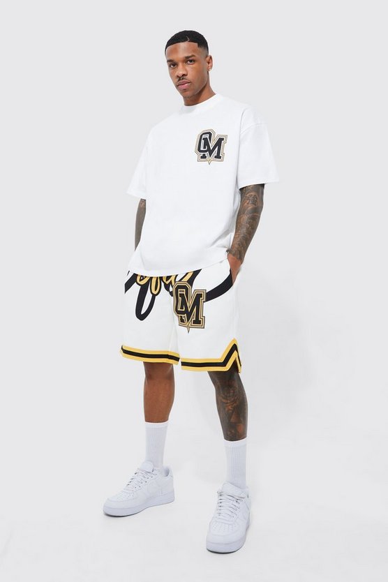 Oversize Ofcl Basketball T-Shirt und Shorts