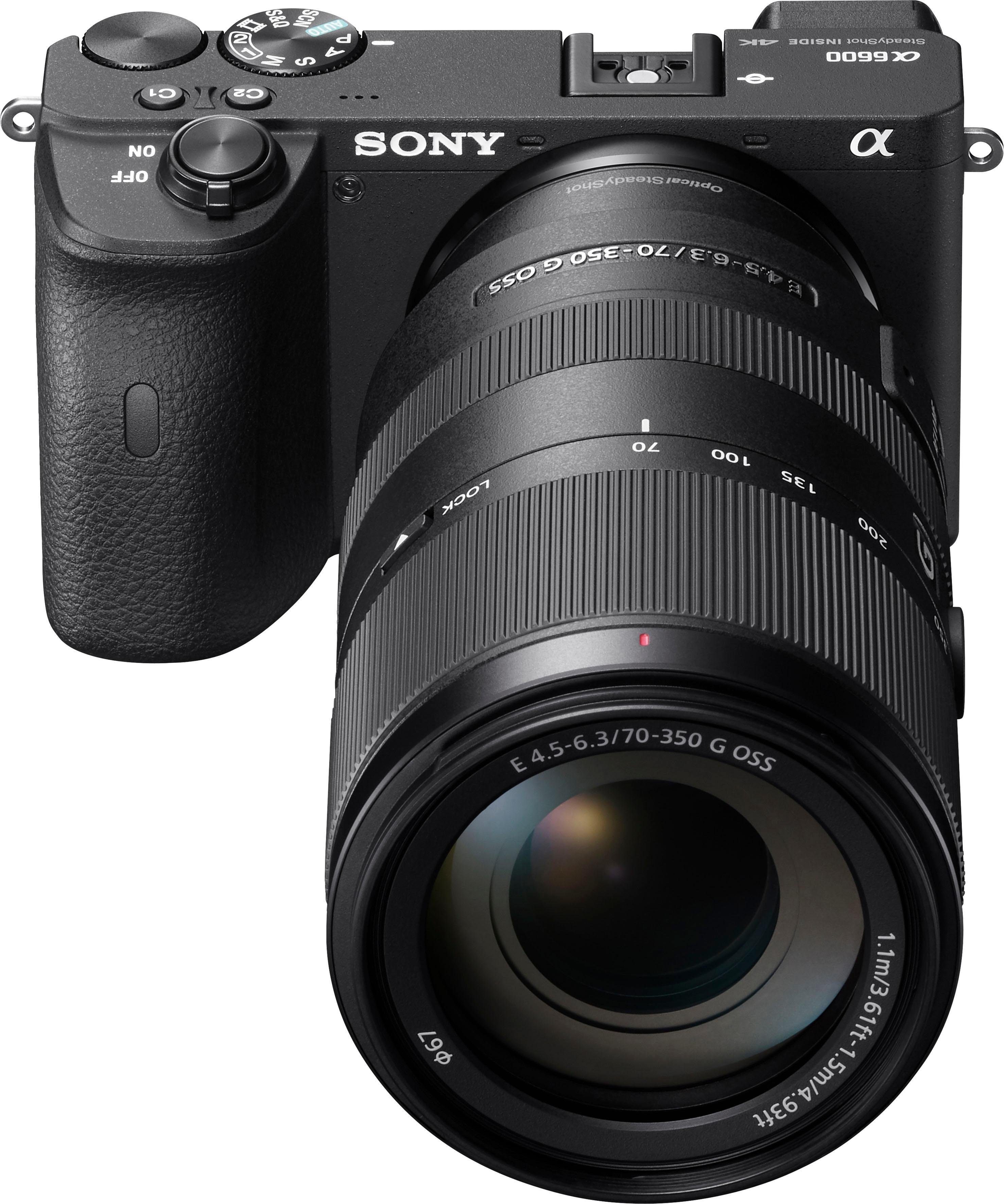 Sony SEL-70350G E-Mount Super-Telezoom Objektiv, (E 70-350mm F4.5-6.3 G, OSS, APS-C)