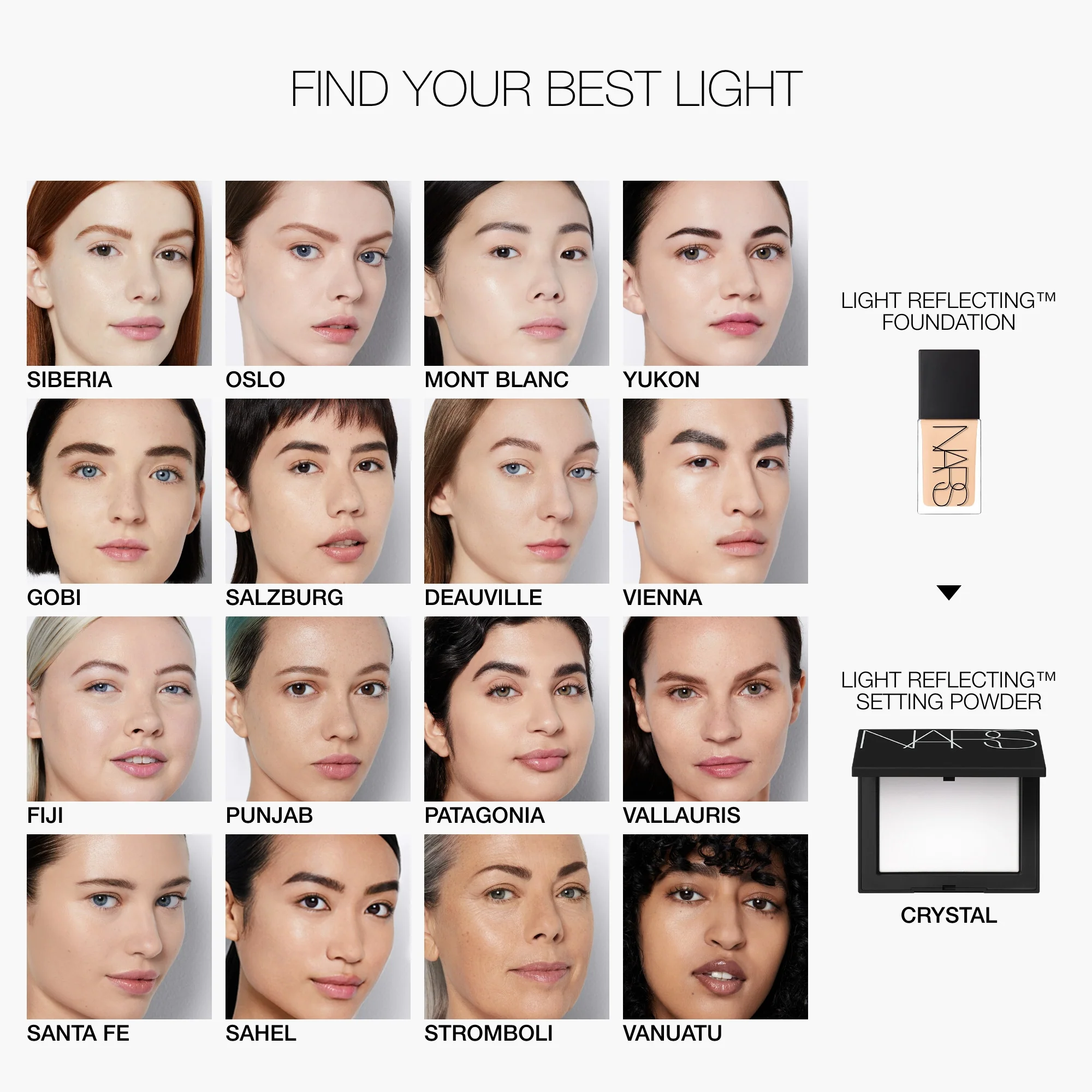 Polvos fijadores reflectantes para el rostro - Compactos