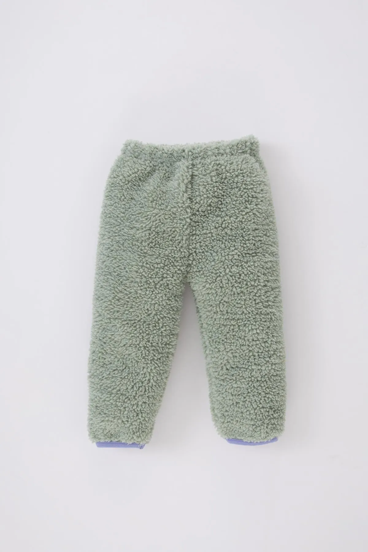 DeFacto  Baby-Mädchen-Plüsch-Sweatshirt-Jogginghose mit hohem Kragen, 2er-Set