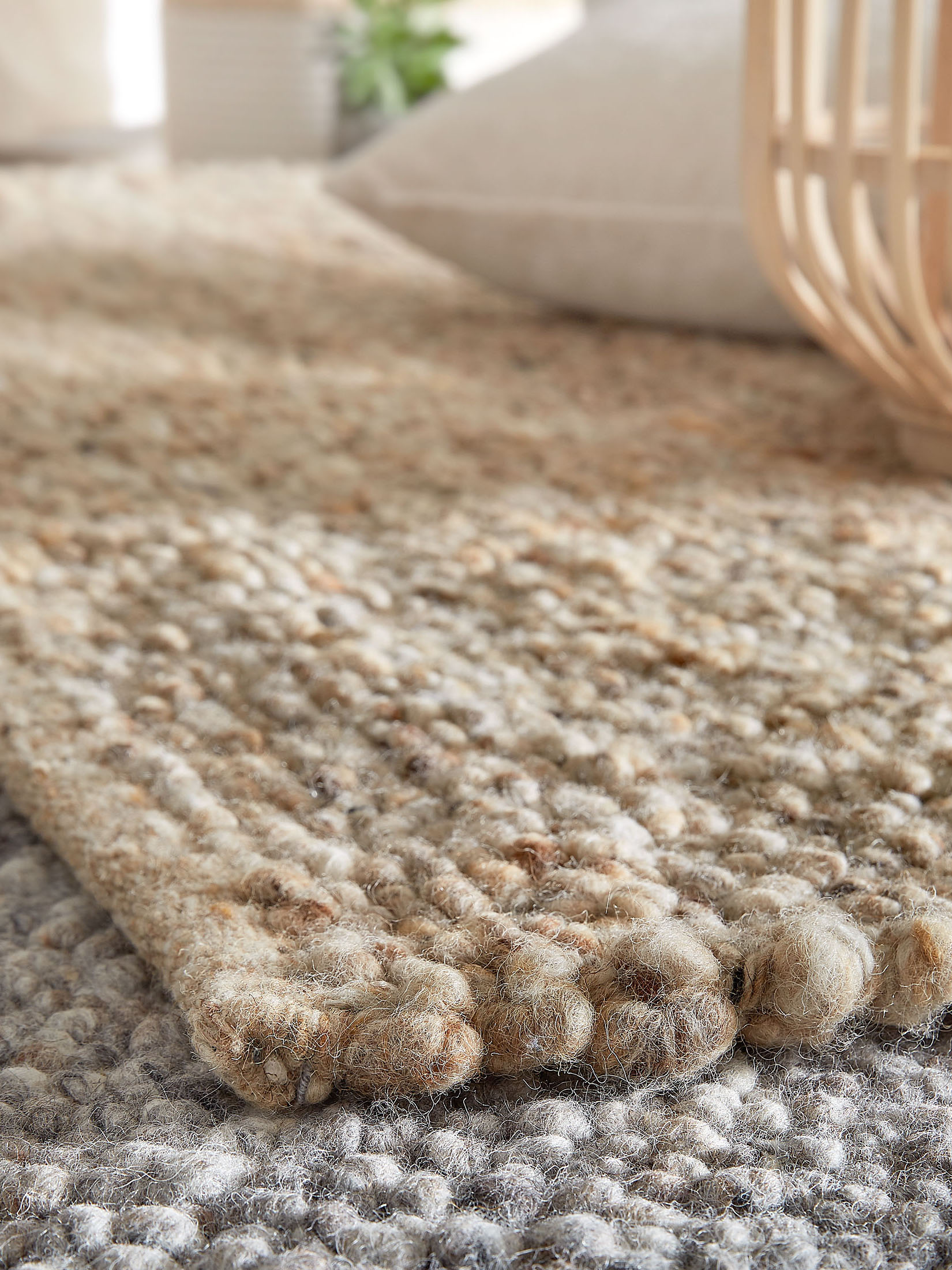 Hillsand Woll-Teppich, Sand