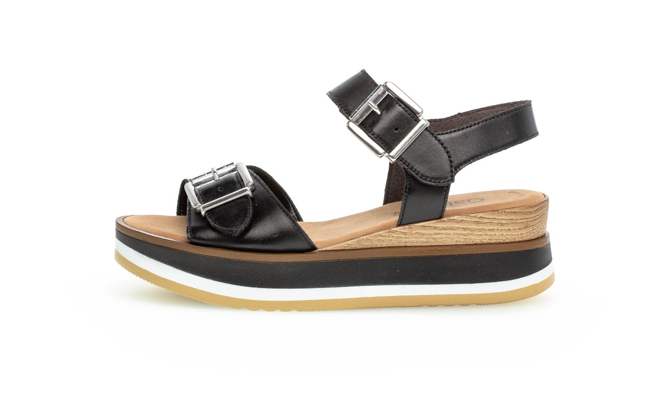 GABOR Klassische Sandalen schwarz