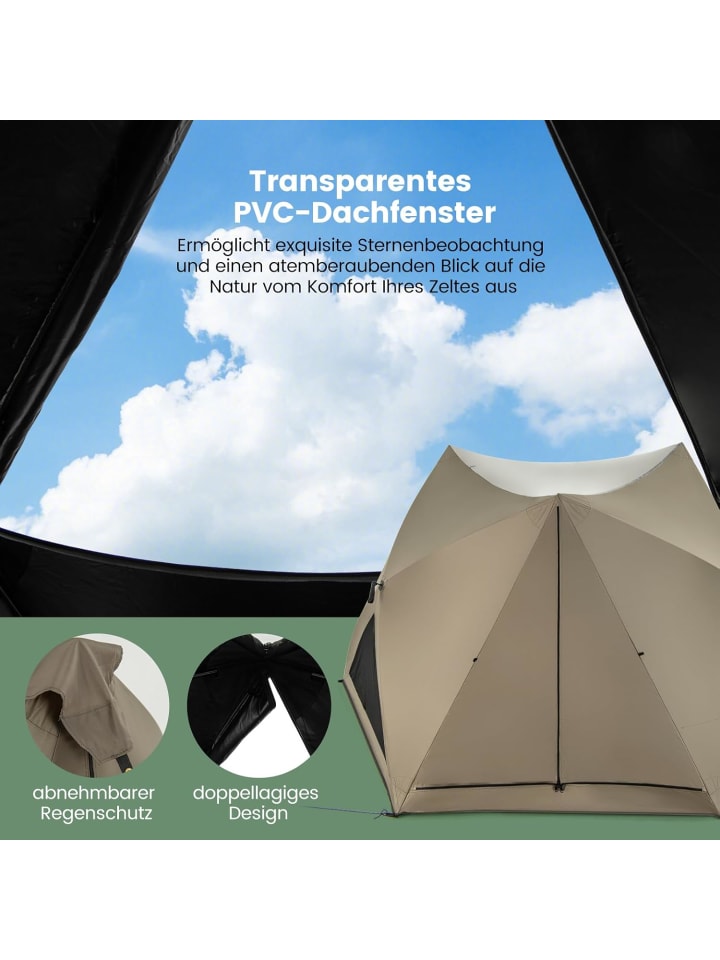 COSTWAY Pop Up Zelt für 4-6 Personen in Grün günstig kaufen onesize