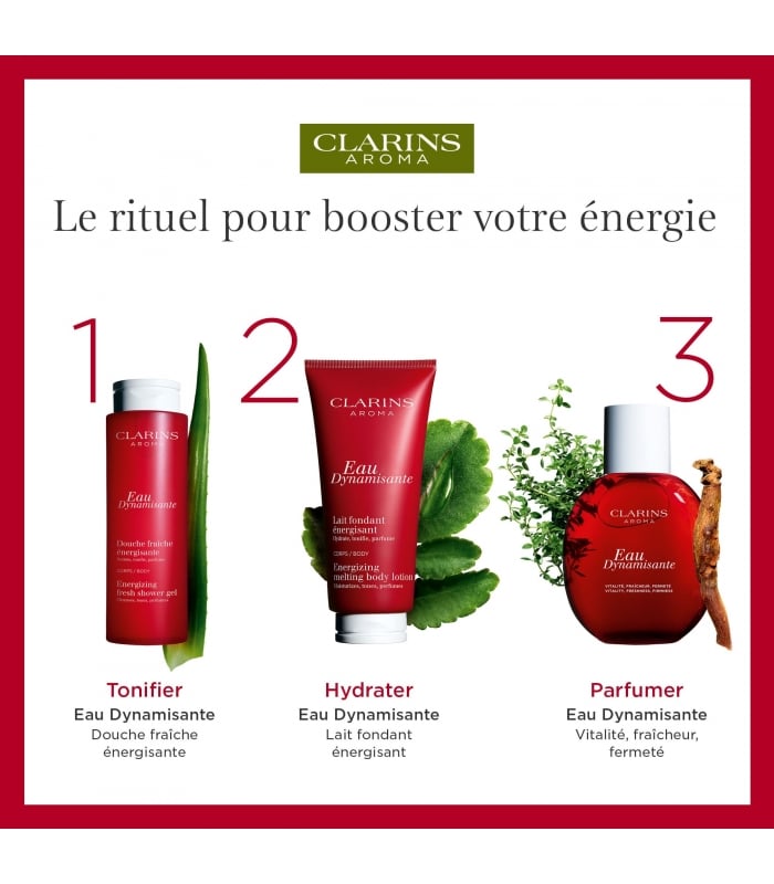 Clarins-EAU DYNAMISANTE-Douche fraîche énergisante