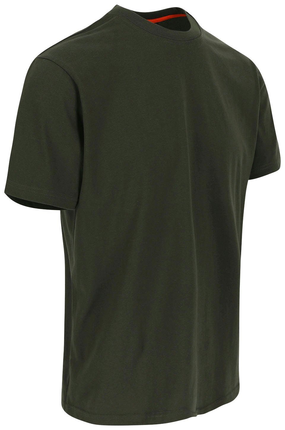 Herock T-Shirt Argo T-Shirt Kurzärmlig (Spar-Set, 3-tlg) Kurze Ärmel, angenehmes Tragegefühl mit Rippstrick-Kragen