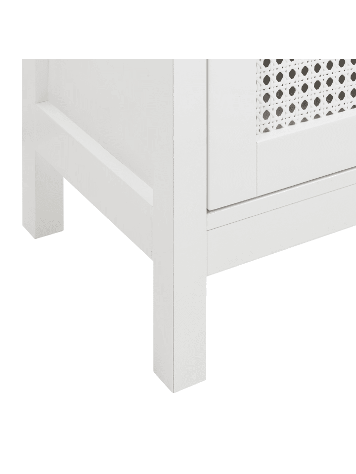 Beliani Badezimmerschrank ALAMOS in Weiß/Heller Holzfarbton günstig kaufen onesize