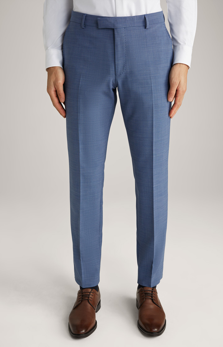 Baukasten-Hose Blayr in Blau strukturiert