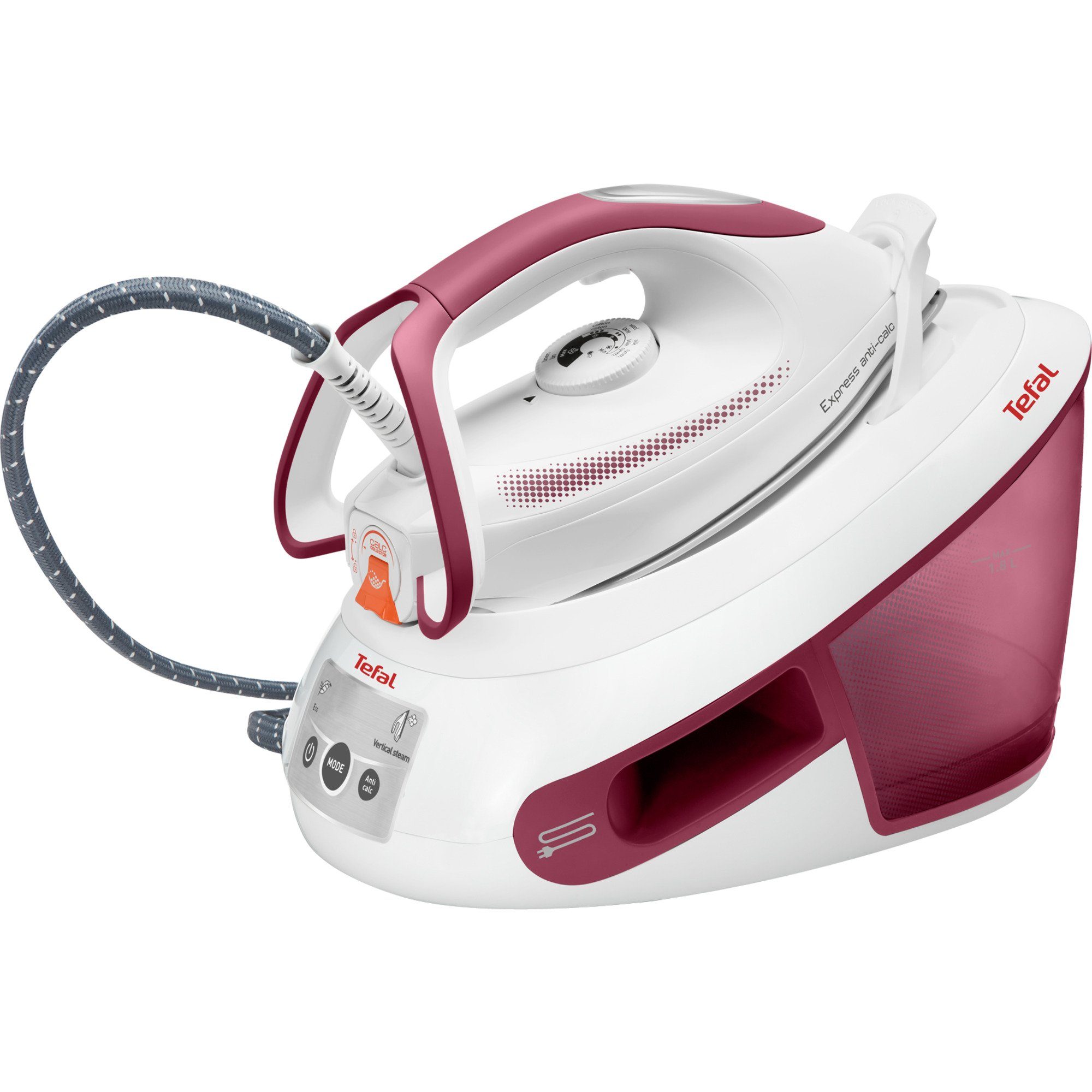 Tefal Dampfbügelstation Tefal Express Anti-Calc SV 8012, Dampfbügelstation