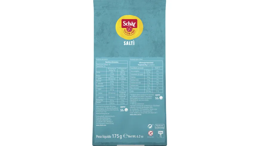 Schär Saltí - glutenfrei 175 g