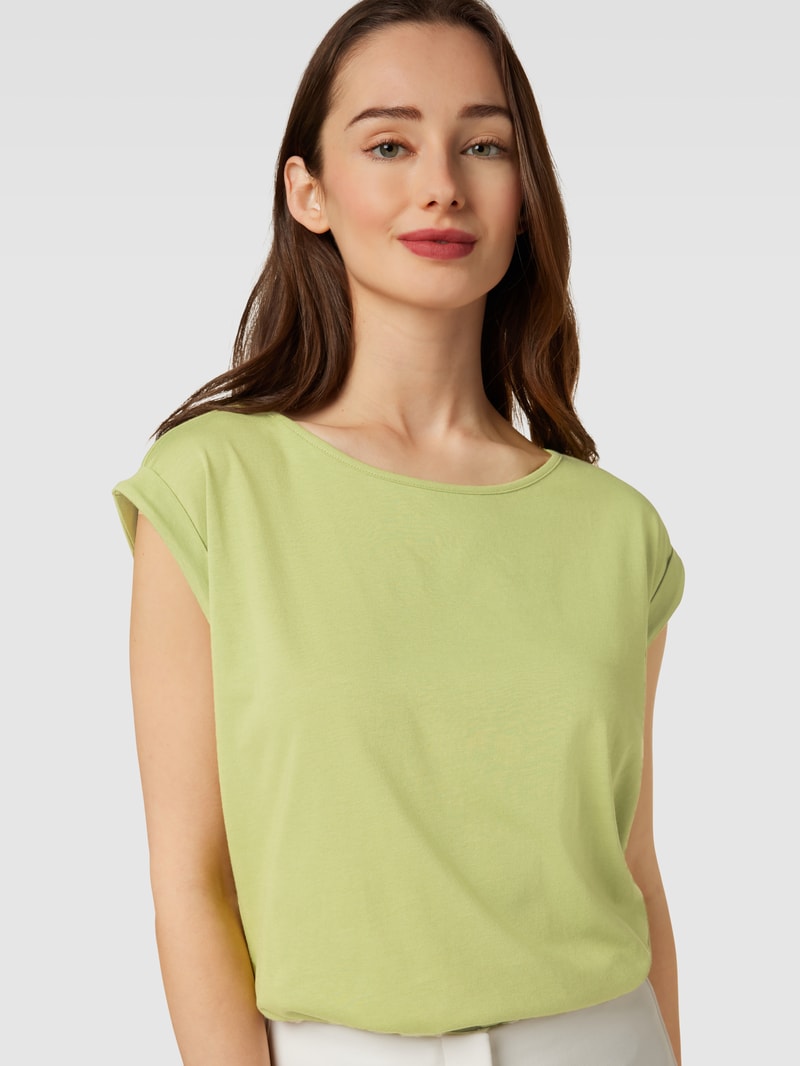 T-Shirt mit Fledermausärmeln in grün