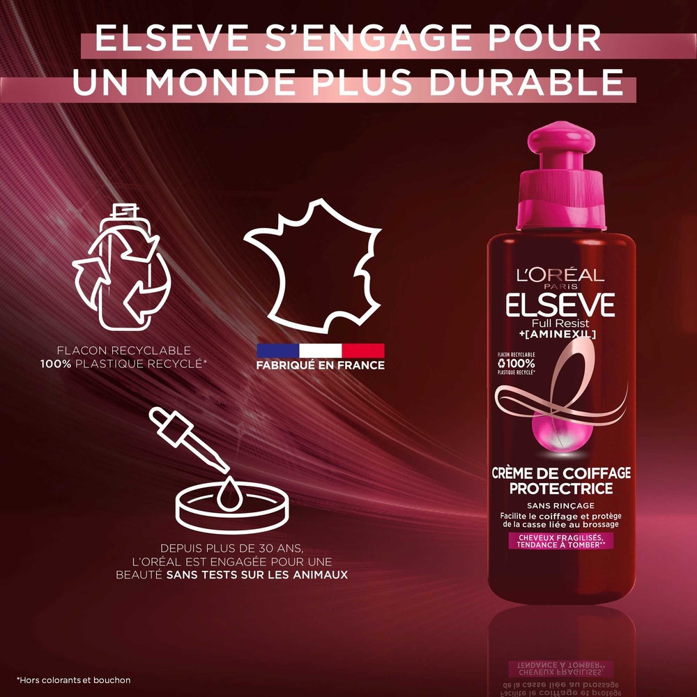 L'Oréal Paris Full Resist Crème de coiffage protectrice enrichie en compléments capillaires