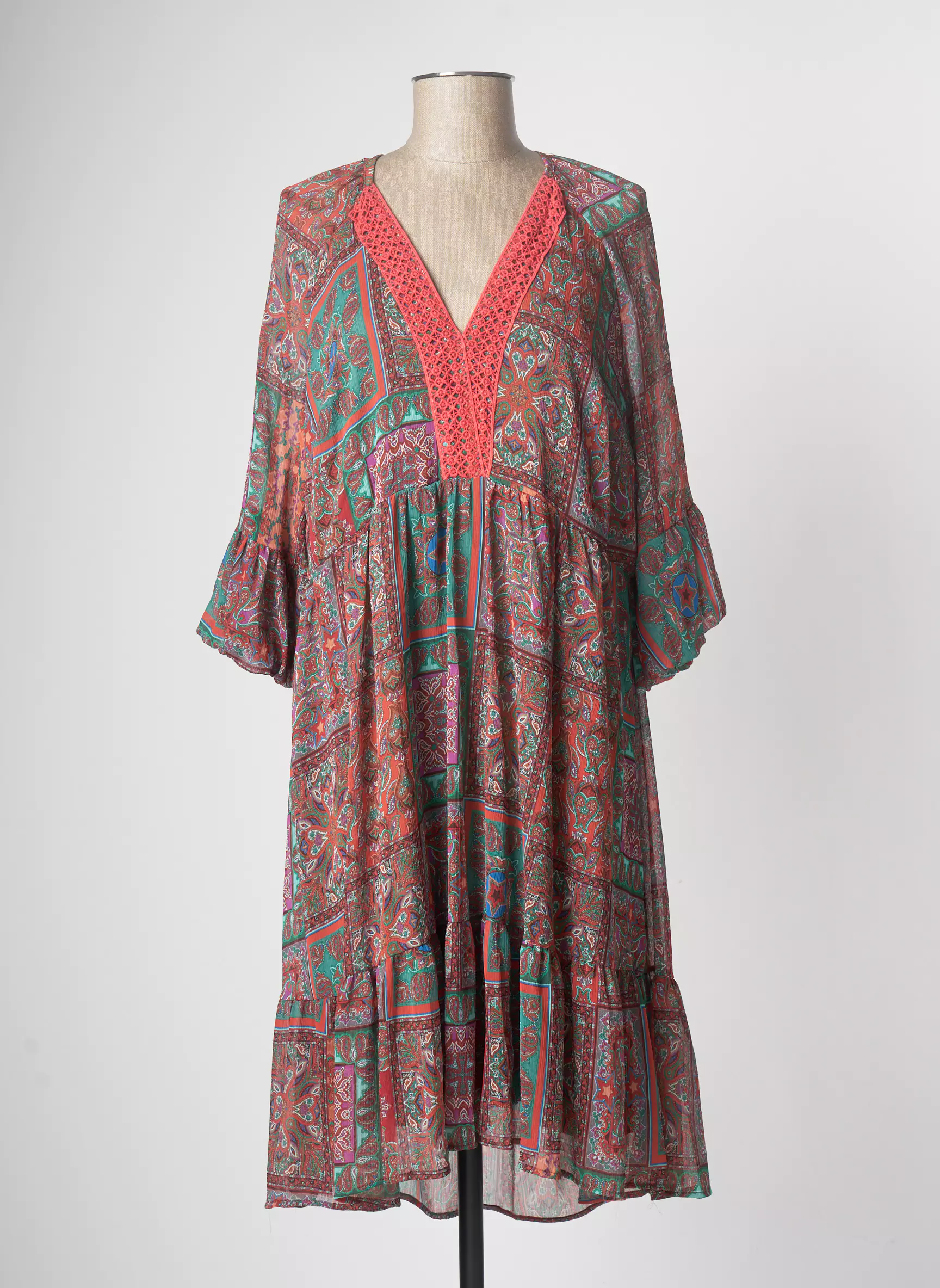 Jean Marc Philippe Robes Mi Longues Femme couleur vert