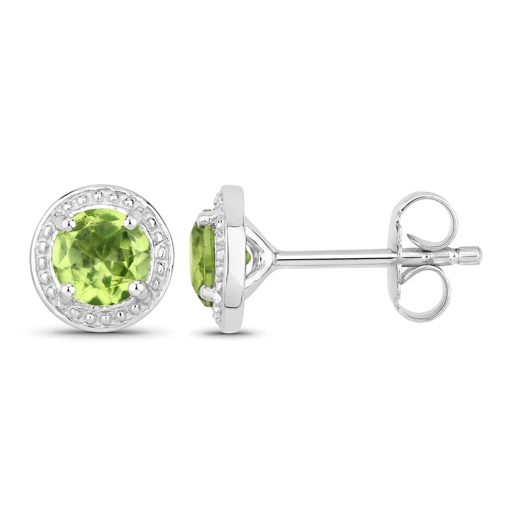 Rafaela Donata Boucles doreilles Argent sterling Vert en Argent Bijoux