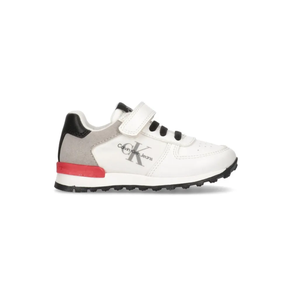 Calvin Klein Cut Lace Up Velcro V1B9-80133-0208-136 / weiss