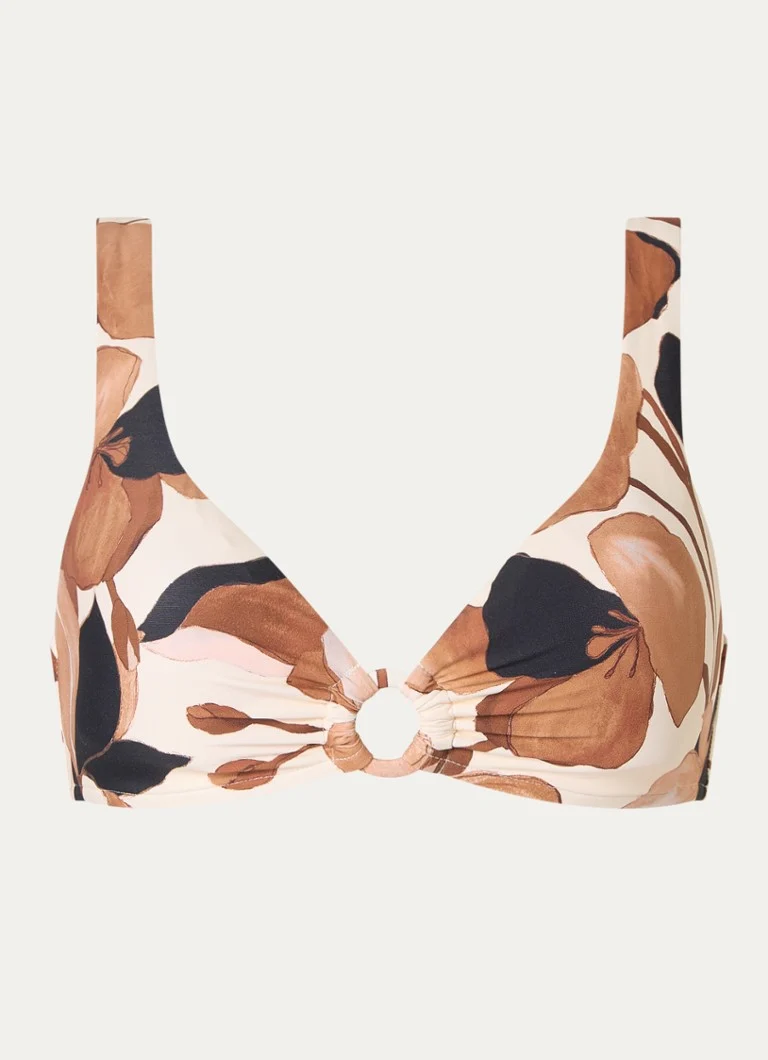 Sutien de bikini Seafolly Secret Garden cu inserții detașabile