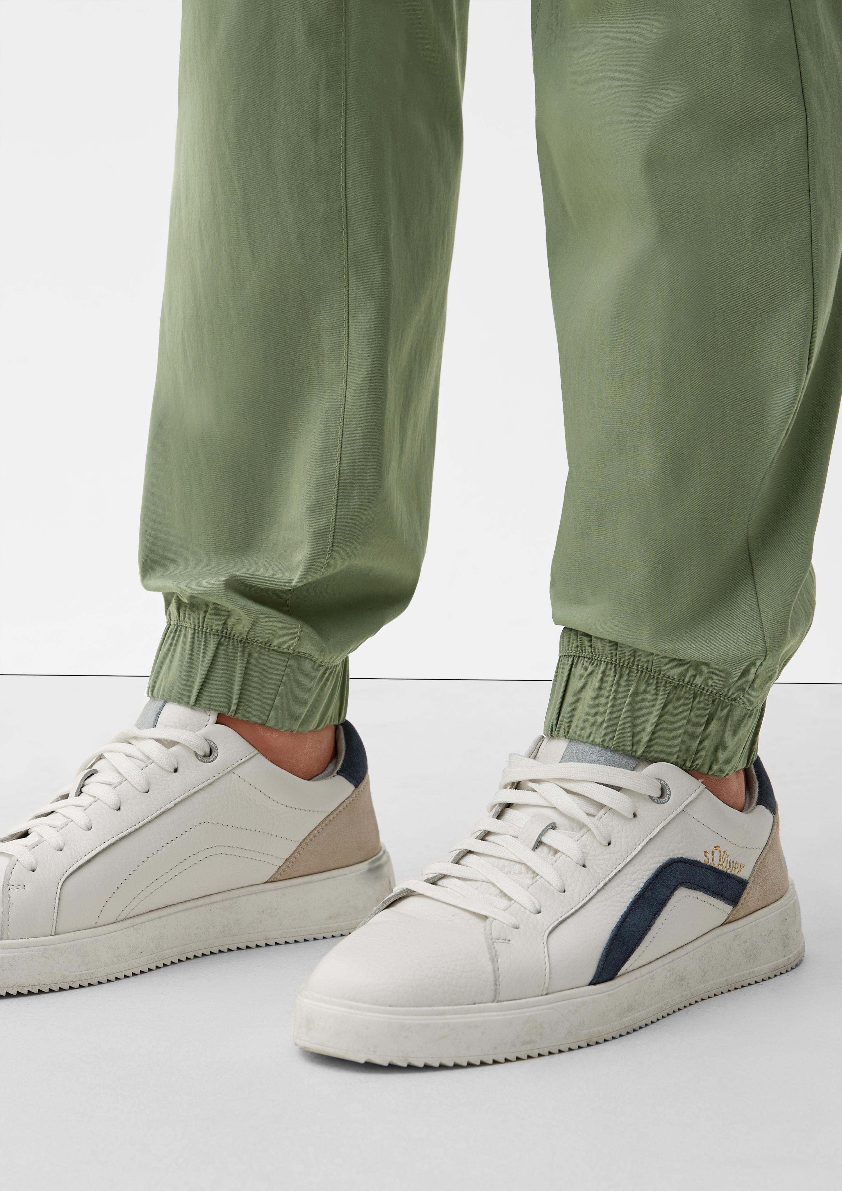 Regular: Twill-Hose mit Elastikbund  2133120-7814