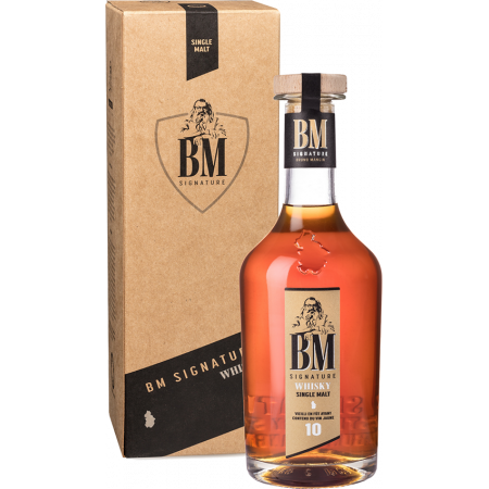 WHISKY PUR MALT 10 ANS - VIN JAUNE - EN ETUI - BM SIGNATURE