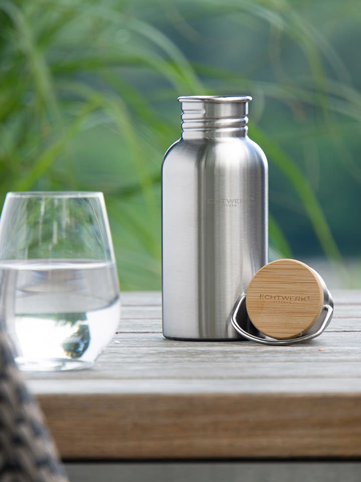 Echtwerk Trinkflasche in Silber - 500 ml günstig kaufen onesize