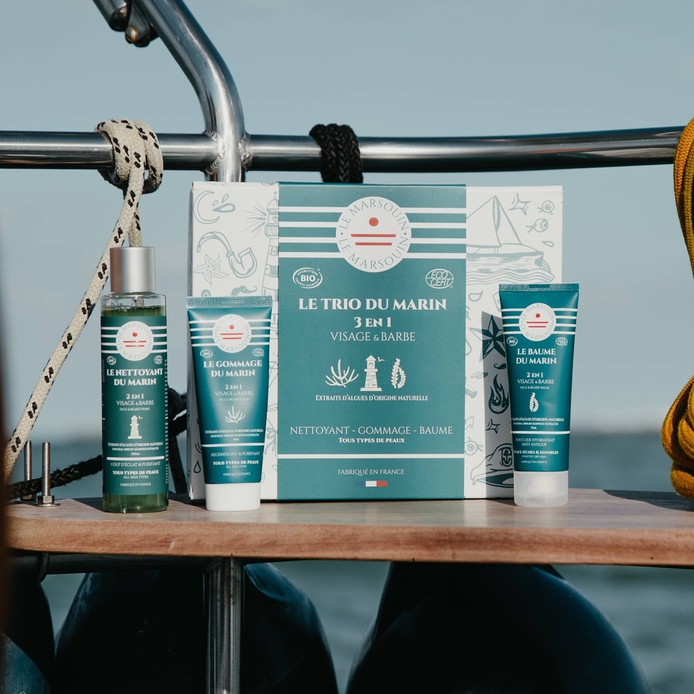 le marsouin Coffret visage Trio du Marin Coffret soin visage
