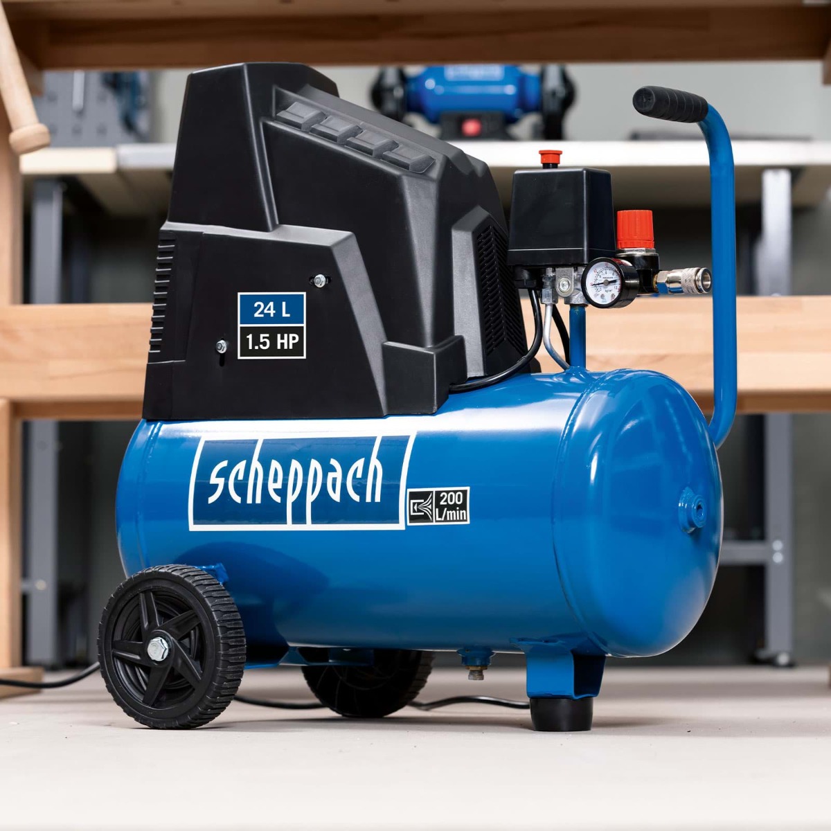 Scheppach 5906146904 HC30ox Compressor 24L