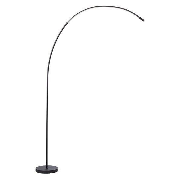 LED-Bogenleuchte Bow, schwarz