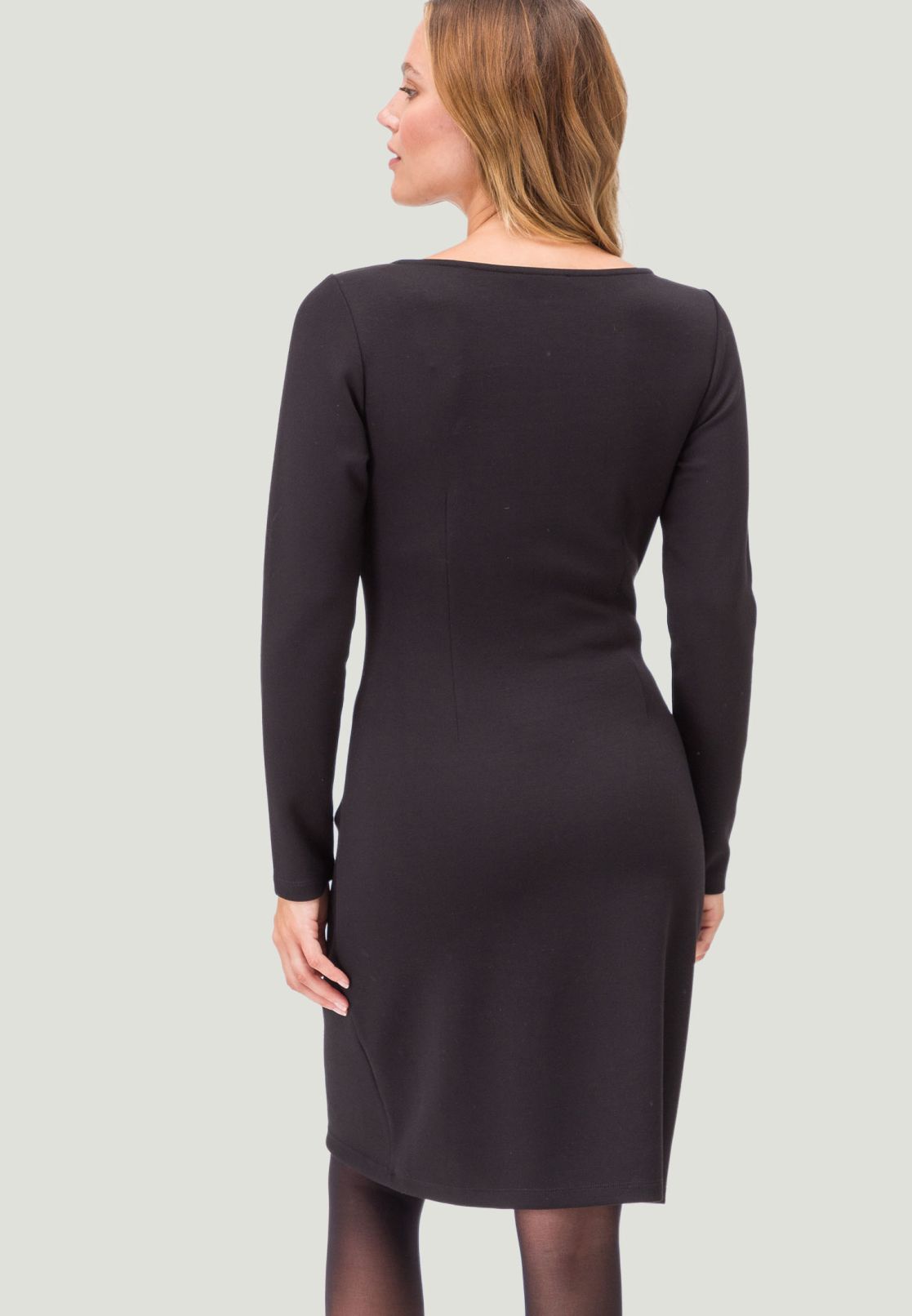 Sweatkleid mit Raffungen