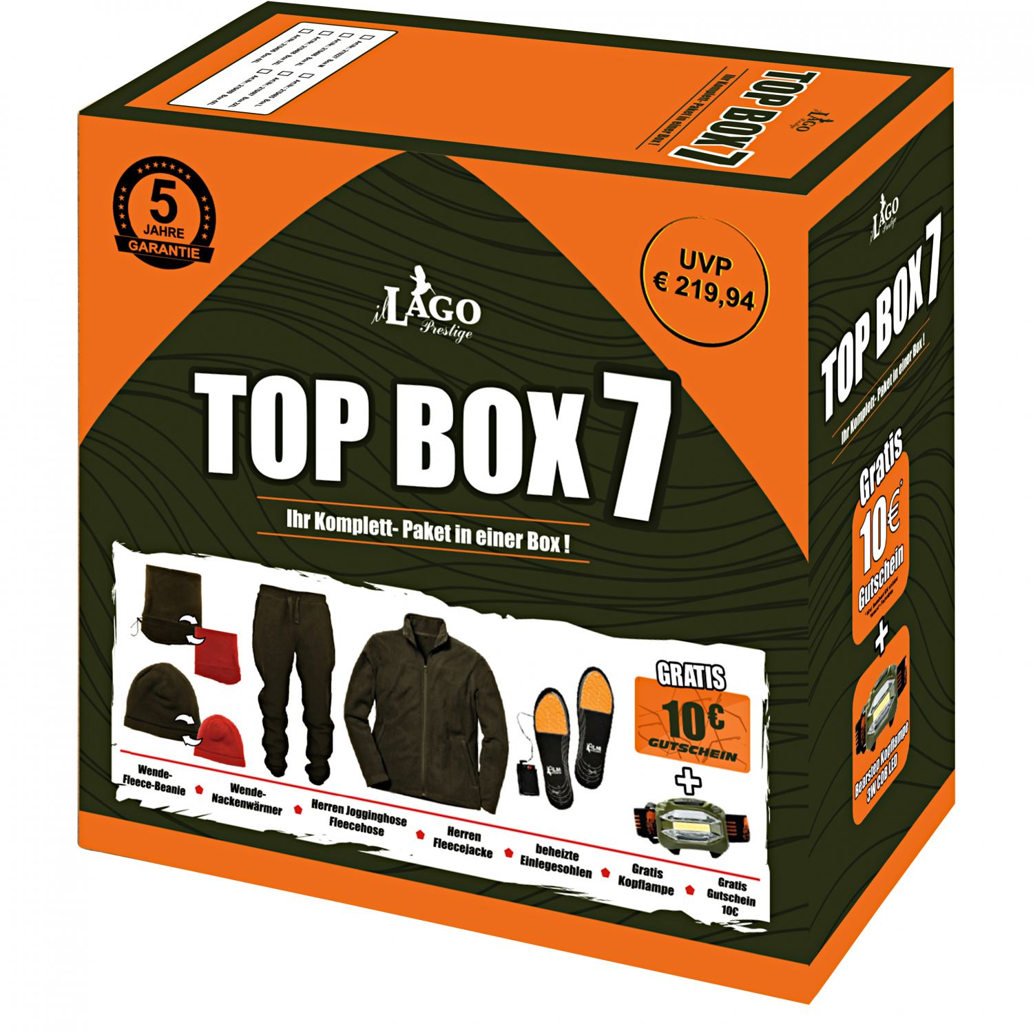 il Lago Prestige Herren Top 7 Box (Größe XL)
