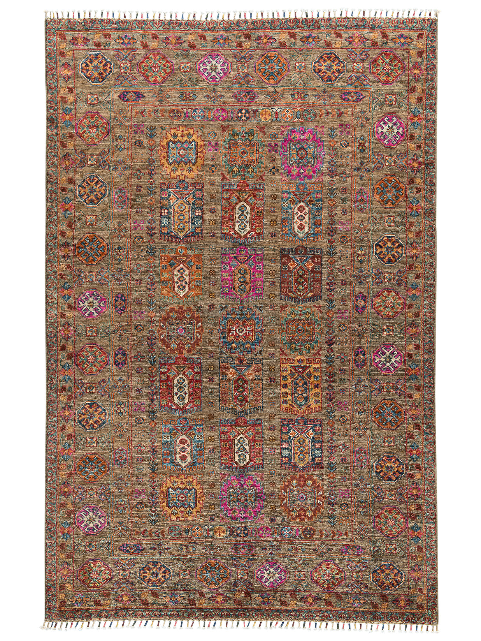 Kazak Ghazni ca. 121 x 187 cm, Unikat / Einzelstück