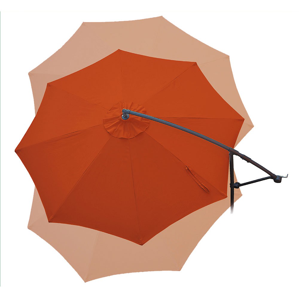 Solax Sunshine Aluminium-Ampelschirm Ø300cm, terrakotta