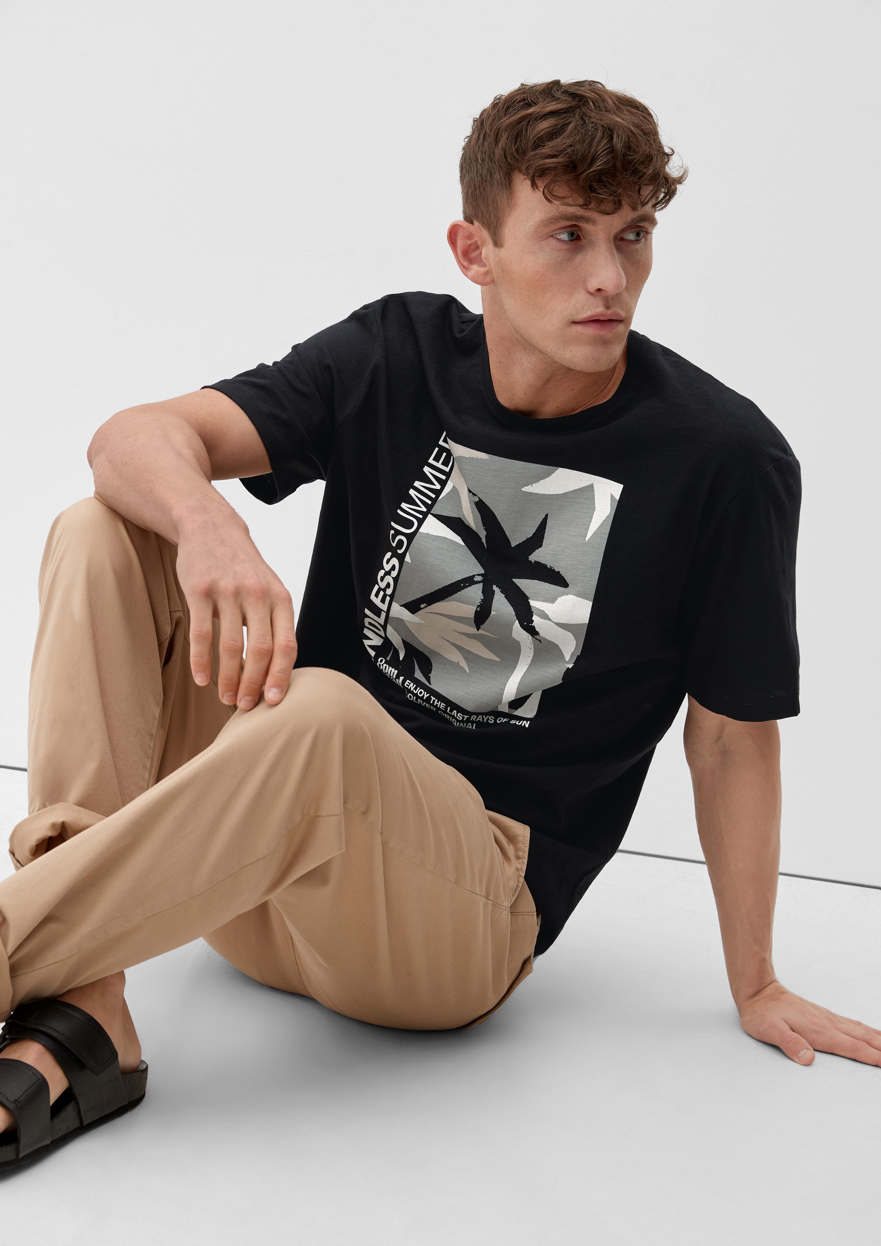 T-Shirt mit Frontprint  2131376-99D1
