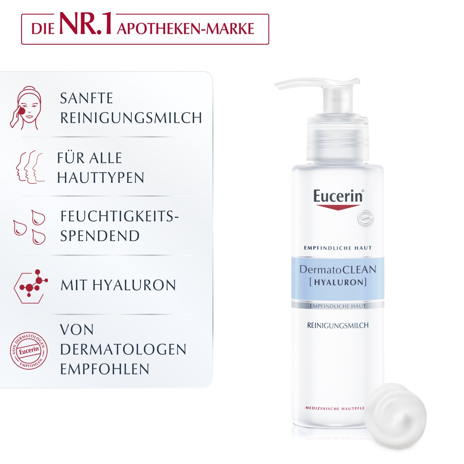 DermatoClean [HYALURON] Reinigungsmilch