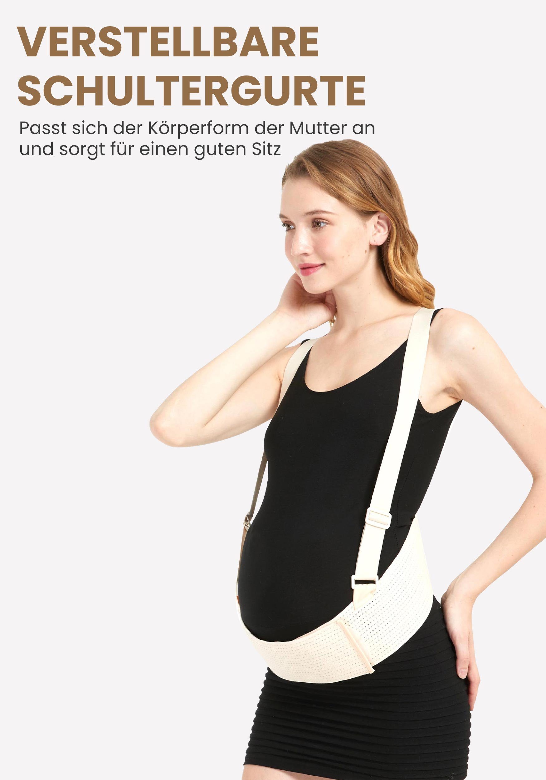 MAGICSHE Schwangerschaftsgürtel Mutterschaftsgürtel für Schwangere mit Schultergurt