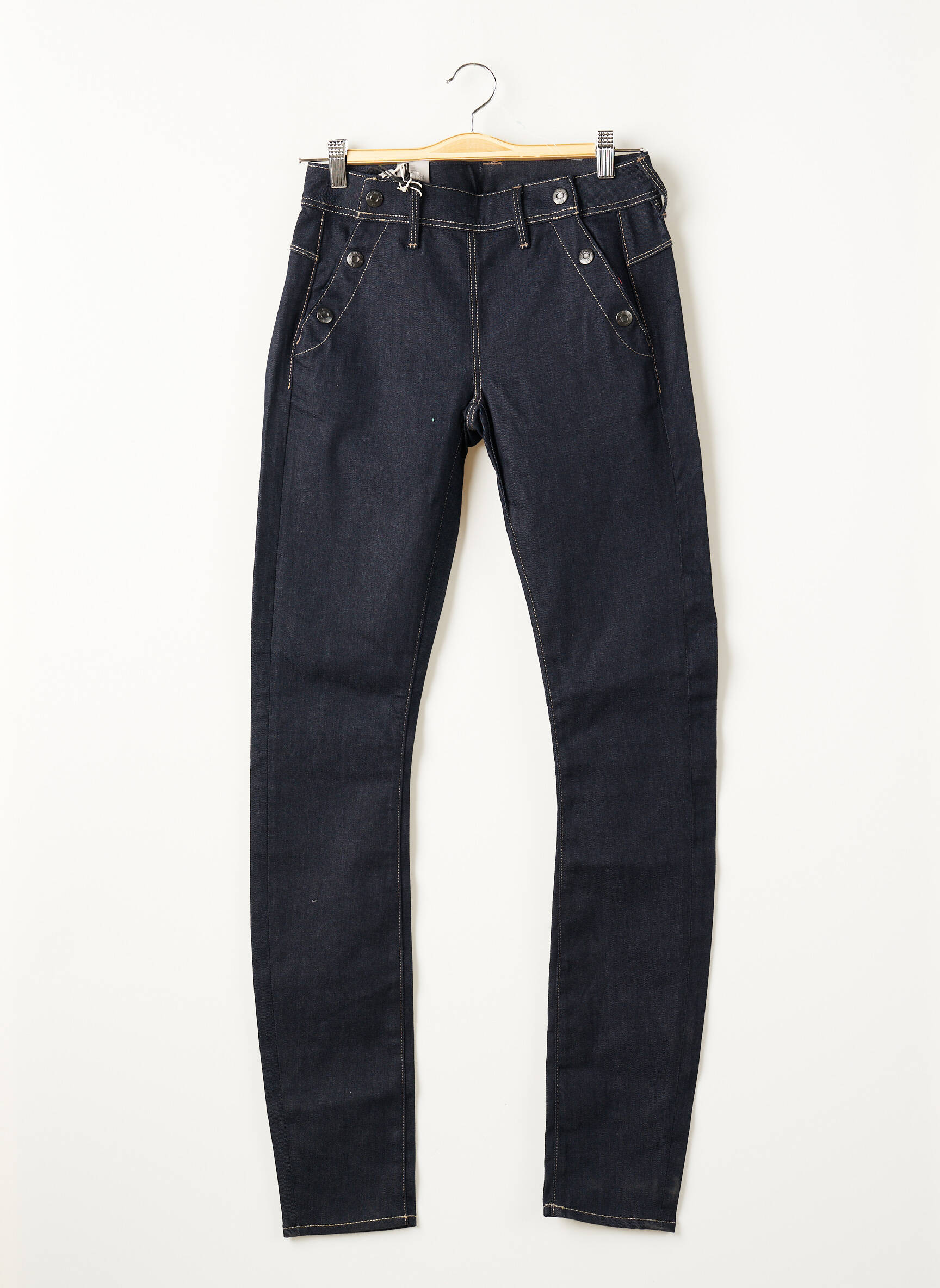 G Star Jeans Skinny Femme couleur bleu
