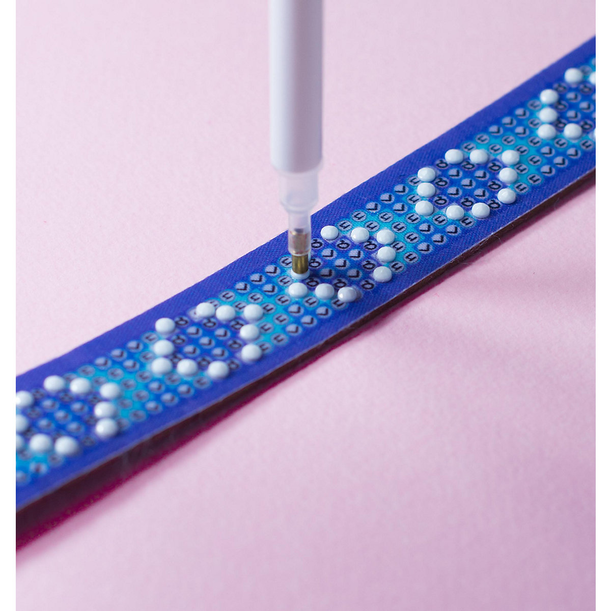 DOTZIES® Original Diamond Painting Armbänder Set „Blau“ 3 Stück 21 x 2 cm ab 8 Jahren (DTZ11.007)