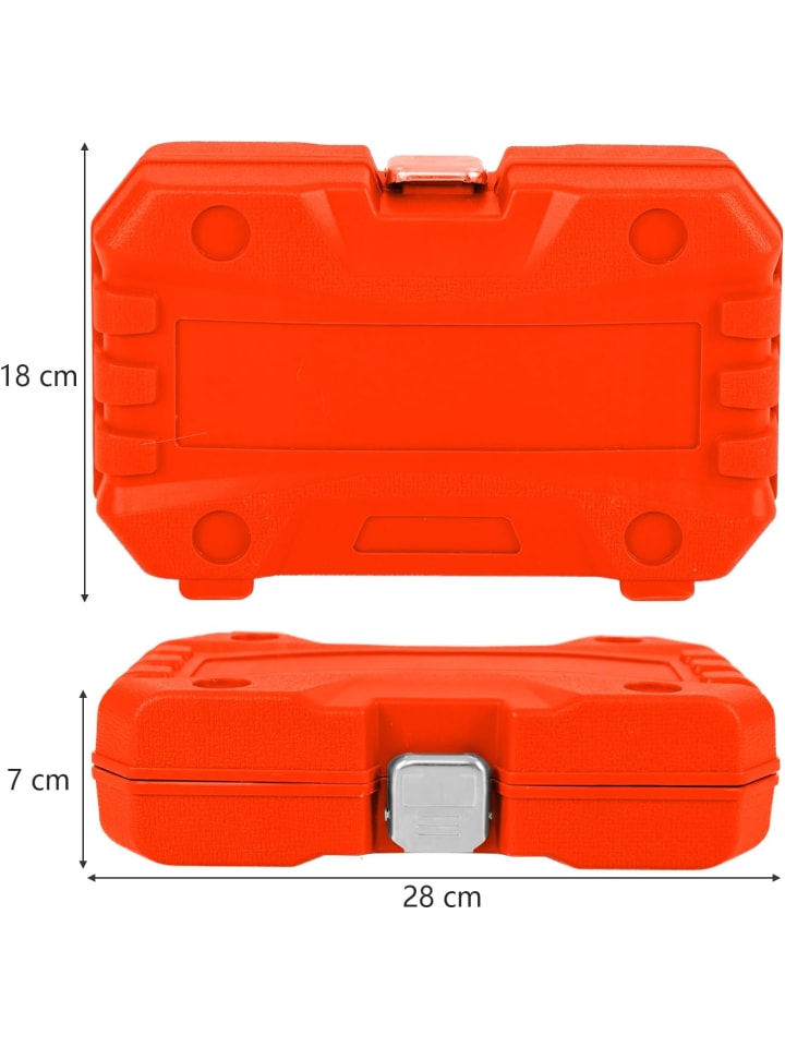 COSTWAY 16 tlg. Set Steckschlüsselsatz in Orange günstig kaufen onesize