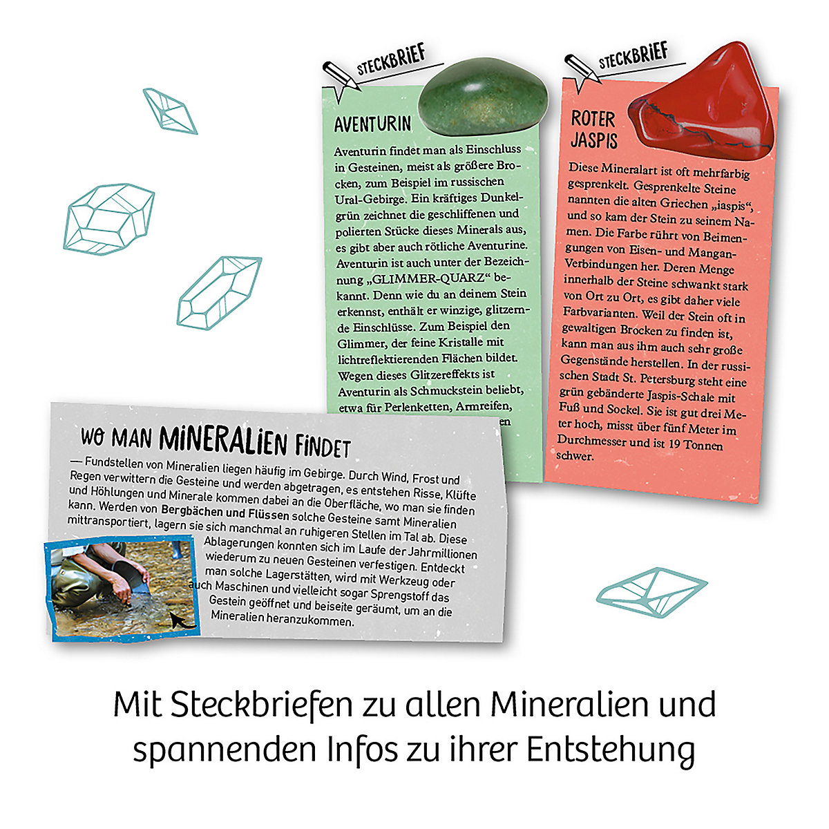 Ausgrabungs-Set Mineralien