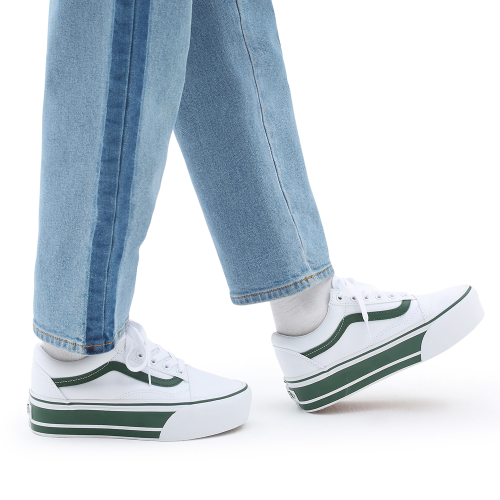Vans Sport Stripes Old Skool Stackform VN0A7Q5MBGN1 / weiss