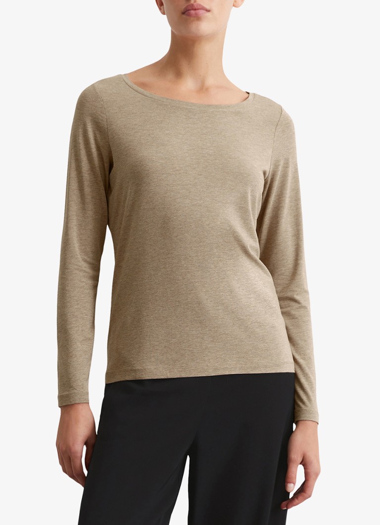 Marc O'Polo long-sleeved shirt with mottled design