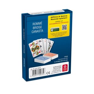 Rommé Leinenprägung, französisches Bild (DE)