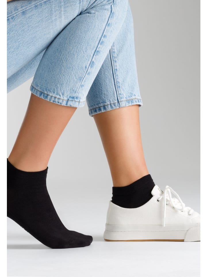 camano Sneakersocken bamboo 4er Pack ca-soft in Schwarz günstig kaufen