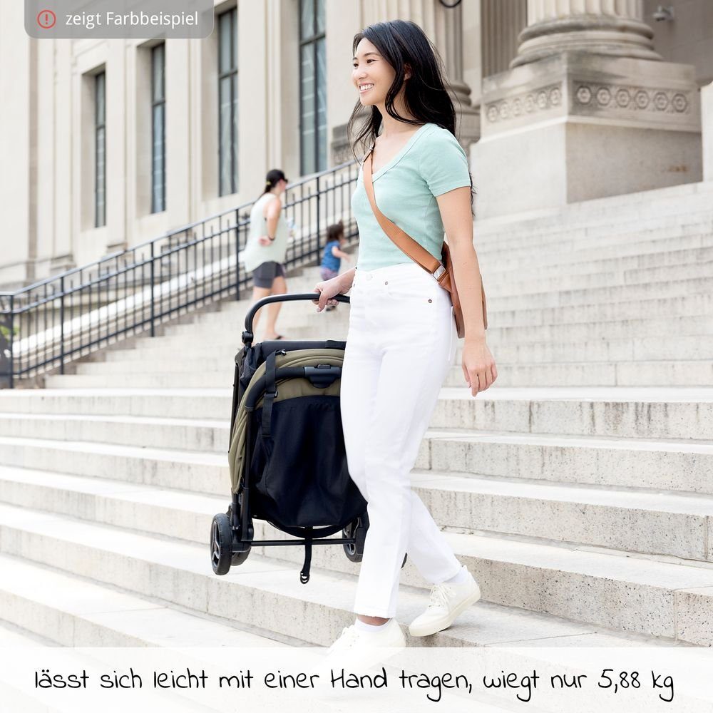 Graco Kinder-Buggy Myavo - Mint, Sportwagen mit Liegefunktion, Regenschutz nur 5,8 kg bis 22 kg faltbar