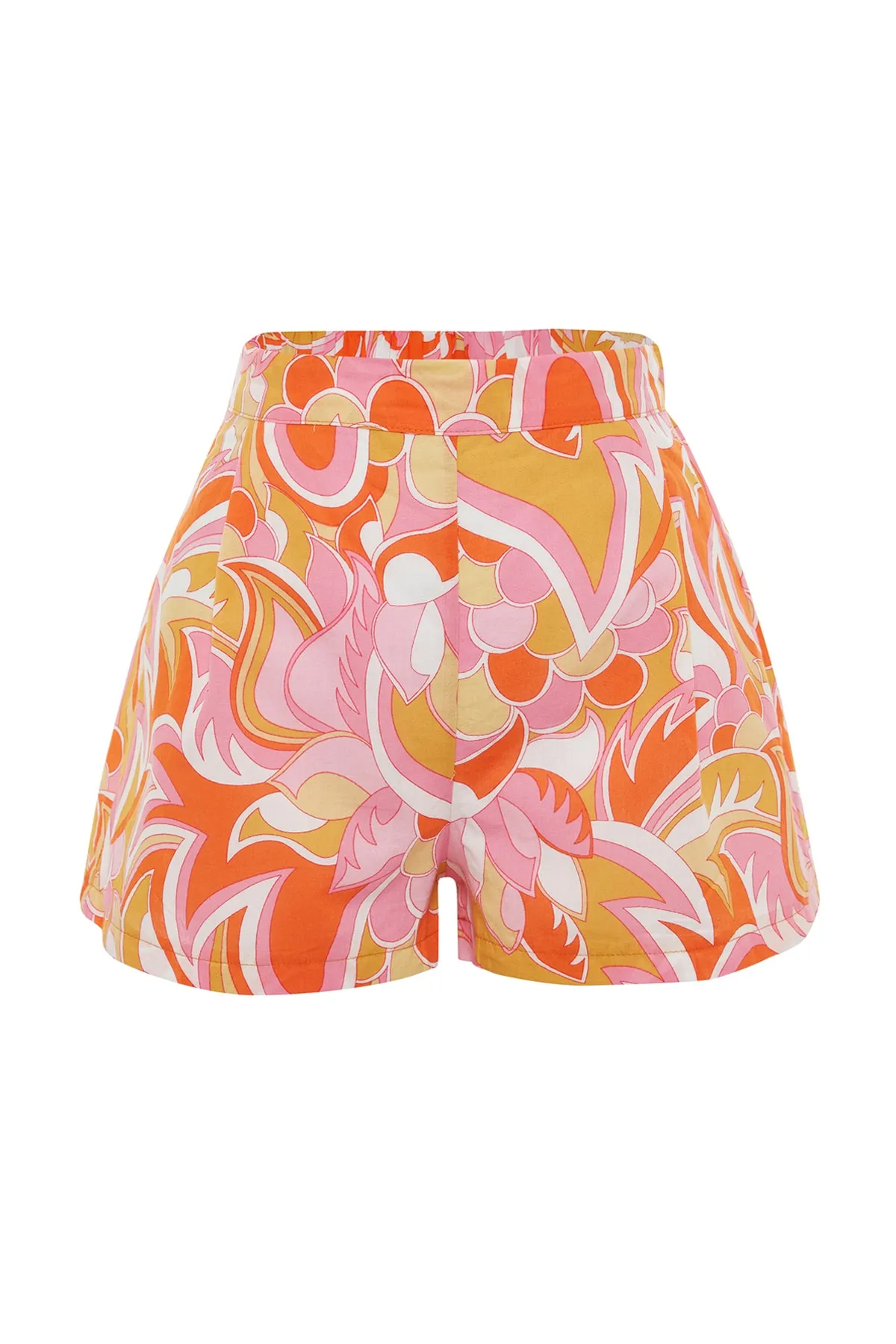 Trendyol Collection  Shorts und Bermuda aus 100 % gewebter Baumwolle mit abstraktem Muster TBESS23SR00023
