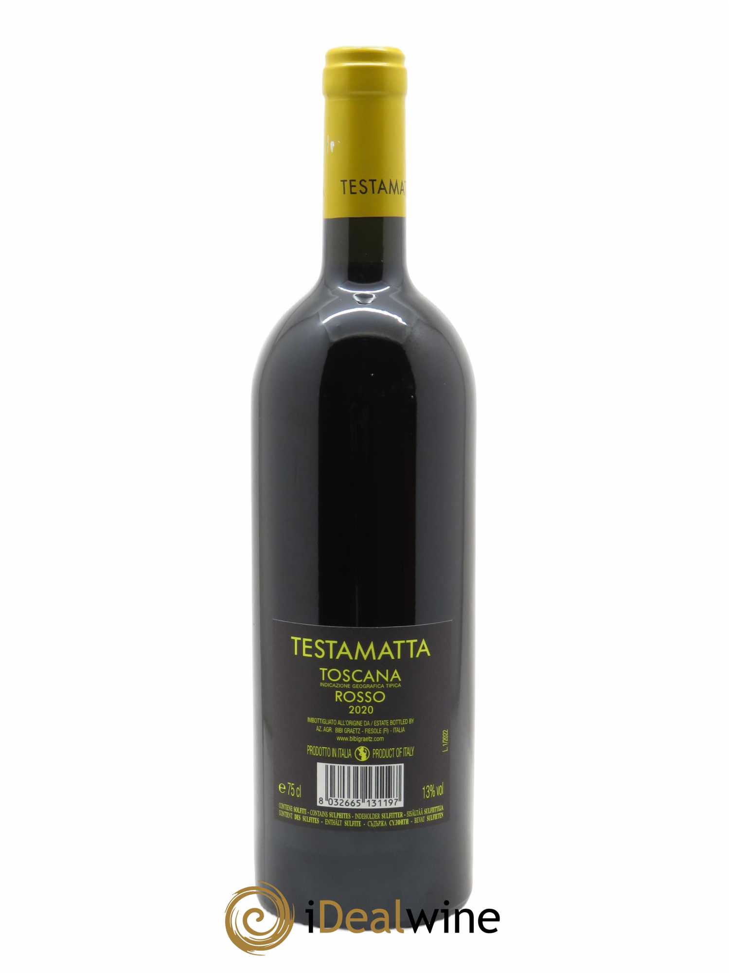 Toscana IGT Testamatta Bibi Graetz  2020 - Lot de 1 Bouteille