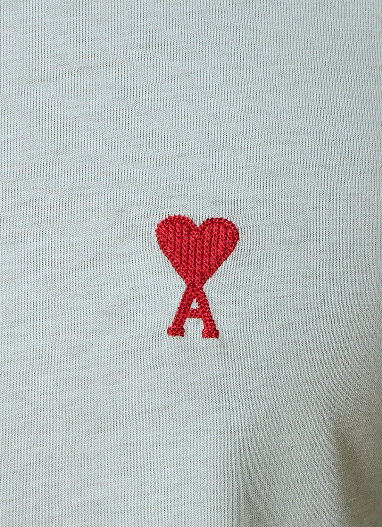 Tricou AMI Paris din bumbac organic cu logo