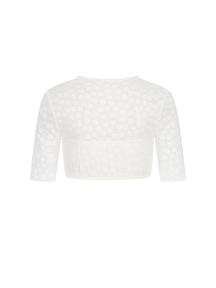 Nübler Dirndlbluse kurzarn Moni in Creme günstig kaufen