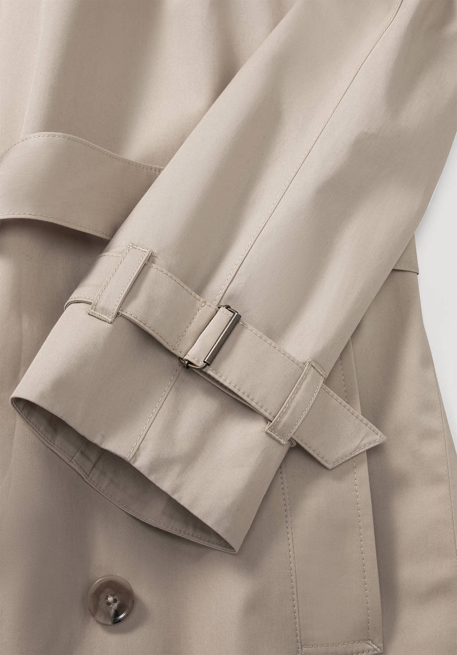Trenchcoat Nature Shell aus reiner Bio-Baumwolle