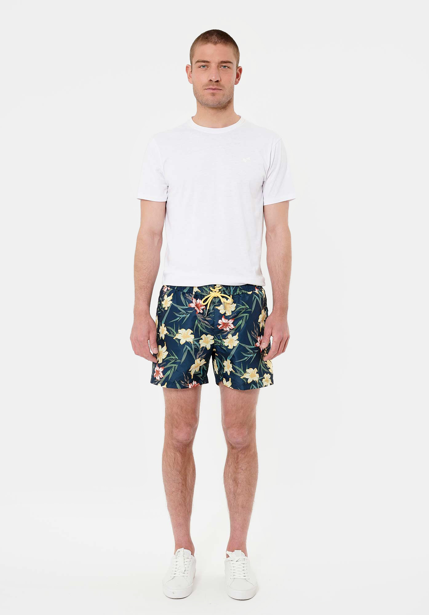 NADAU  Short de bain bleu marine Homme