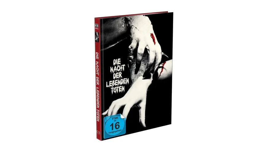 DIE NACHT DER LEBENDEN TOTEN (1968) (Neue Synchro) - 2-Disc Mediabook Cover D (Blu-ray + DVD) Limited 500 Edition - Uncut